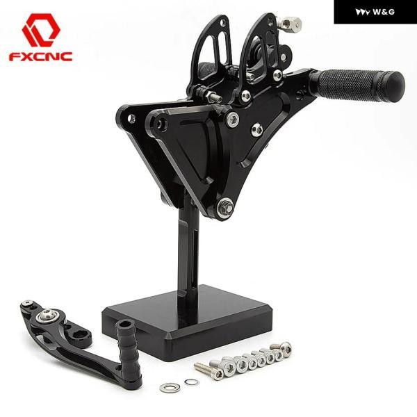 並行輸入品 オートバイ バイク フットペグ リアセット ペダル BUELL XB9S XB12S XB9R XB12R XB 9 調整可能 合金 リアセット フットペグ フットレストの画像