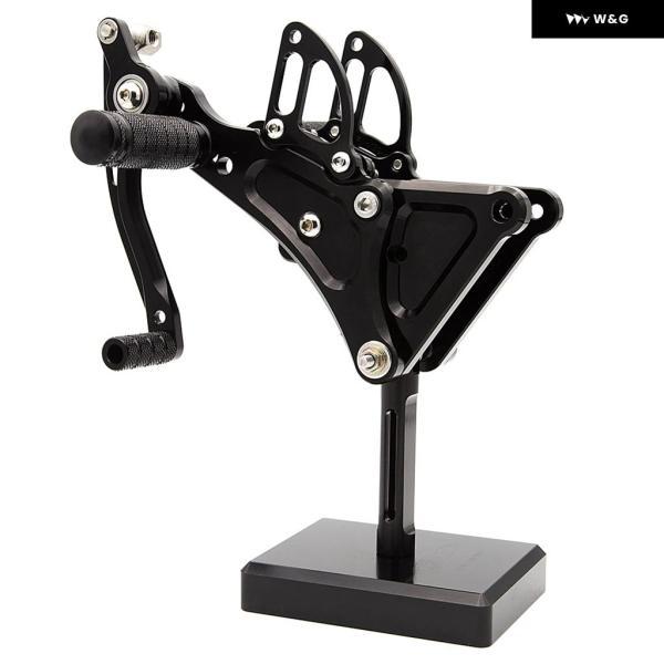 並行輸入品 オートバイ バイク フットペグ リアセット ペダル BUELL XB9S XB12S XB9R XB12R XB 9 調整可能 合金 リアセット フットペグ フットレストの画像