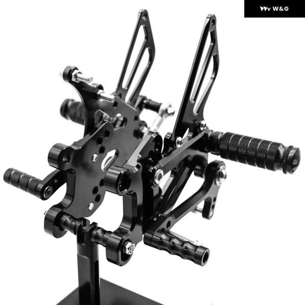 並行輸入品 アプリリア RS250 RS 250 1996-02 オートバイ バイク 調整可能 リアセット フットペグ フットレスト フットペグの画像