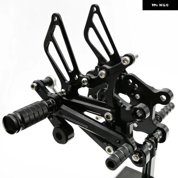 並行輸入品 アプリリア RS250 RS 250 1996-02 オートバイ バイク 調整可能 リアセット フットペグ フットレスト フットペグの画像