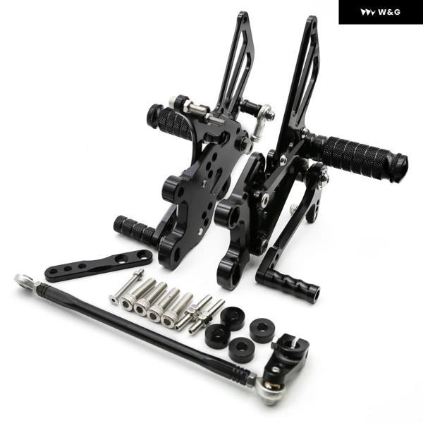 並行輸入品 アプリリア RS250 RS 250 1996-02 オートバイ バイク 調整可能 リアセット フットペグ フットレスト フットペグの画像
