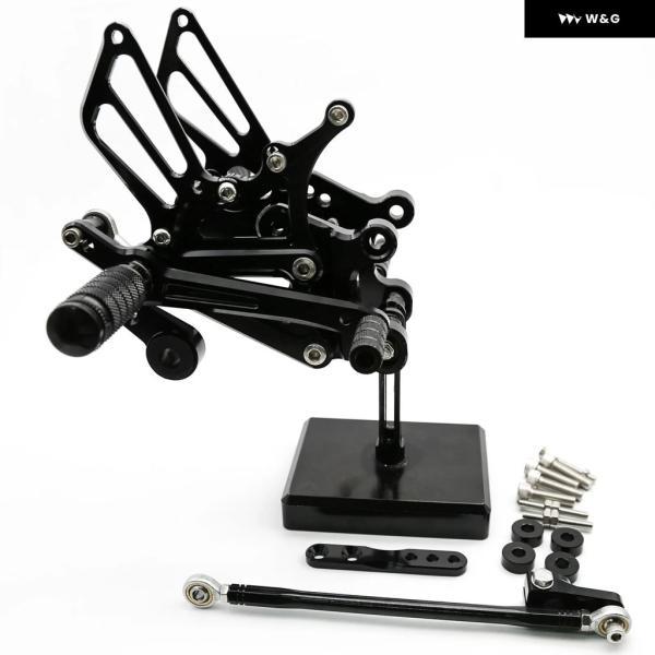 並行輸入品 アプリリア RS250 RS 250 1996-02 オートバイ バイク 調整可能 リアセット フットペグ フットレスト フットペグの画像