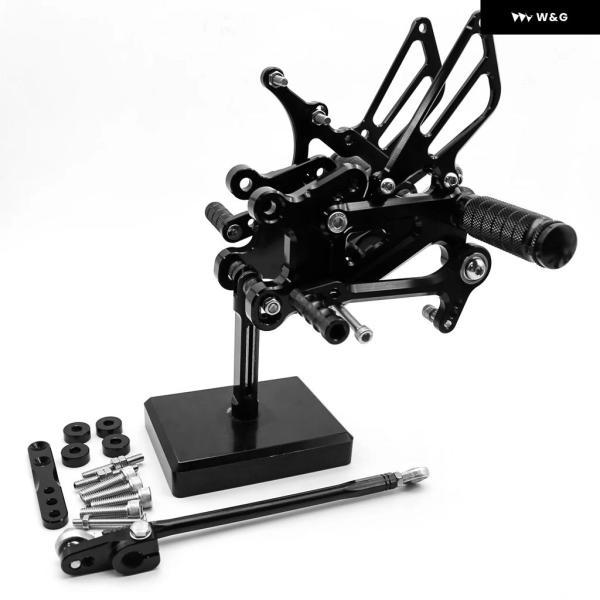 並行輸入品 アプリリア RS250 RS 250 1996-02 オートバイ バイク 調整可能 リアセット フットペグ フットレスト フットペグの画像