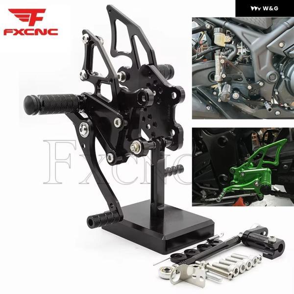 並行輸入品 ヤマハ YZF R3 MT03 2014-2023 オートバイ バイク リアセット フットペグ ペダル フットレスト ヤマハ R25 2014-2020 MT25 2015-2020 用_1