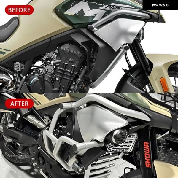 並行輸入品 800MT オートバイ バイク エンジン ガード クラッシュ バー CFMOTO 800MT 800 MT MT800 フレーム バンパー フェアリング プロテクター バー に_4