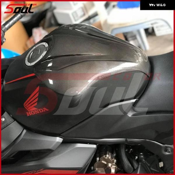 並行輸入品 ホンダ CB500F CBR500R 2019-24 オートバイ バイク カーボンタンク パッド ステッカー タンク カバー ガードに適合