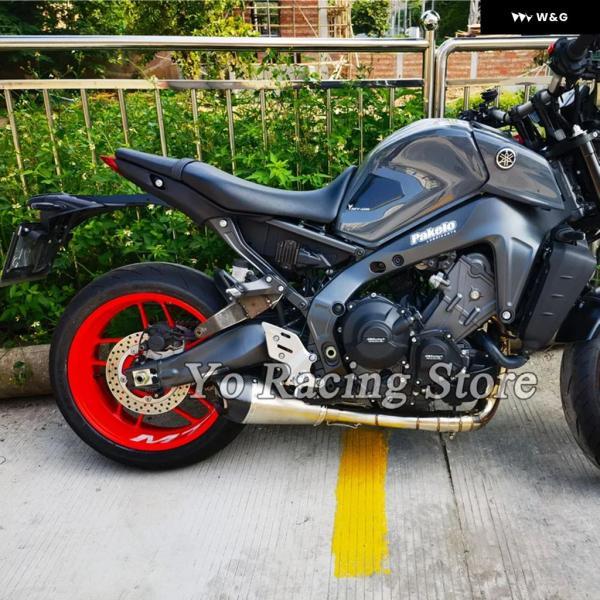 並行輸入品 ヤマハ MT09 FZ09 TRACER 9 GT XSR900 XSR 900 2020-23 用スリップオン オートバイ バイク 排気エスケープ システム フロントリンク パイプ_1