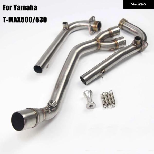 並行輸入品 ヤマハ TMAX 500 530 TMAX500 TMAX530 オートバイ バイク 排気 システム ミドル パイプ 2008 - 2016 パイプ エルボ チューブ T-MAX500 T-MAX53_3