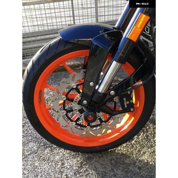 並行輸入品 320MM DUKE 390 DUKE390 2017-23 CNC オートバイ バイク フローティングフロント ブレーキディスク ローターアクセサリー_1