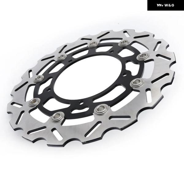 並行輸入品 ヤマハ R6 2007-14 CNC オートバイ バイク フローティングフロント ブレーキディスク ローター YZFR1 YZFR6
