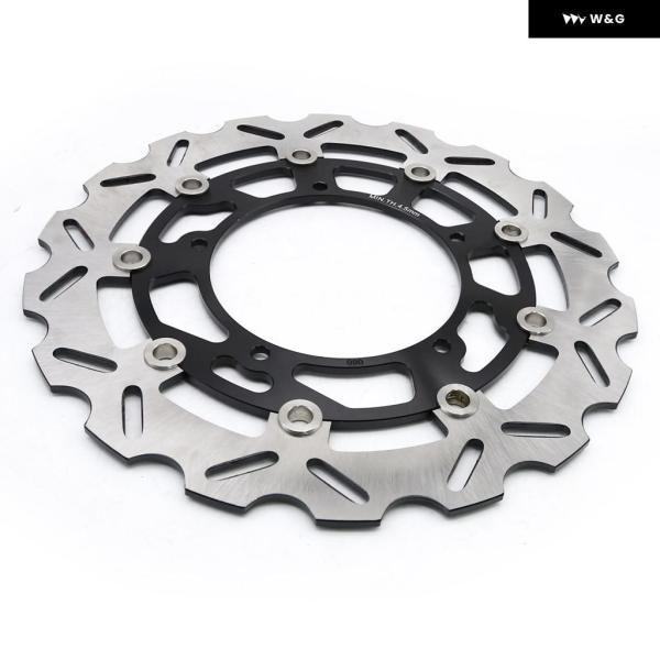 並行輸入品 ヤマハ R6 2007-14 CNC オートバイ バイク フローティングフロント ブレーキディスク ローター YZFR1 YZFR6