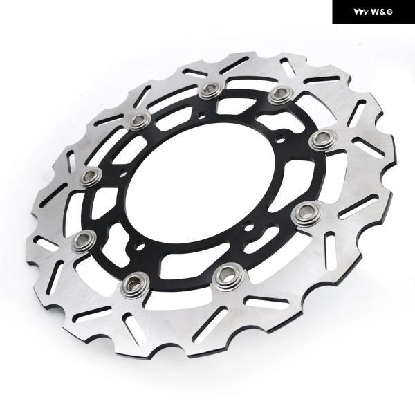 並行輸入品 ヤマハ R6 2007-14 CNC オートバイ バイク フローティングフロント ブレーキディスク ローター YZFR1 YZFR6