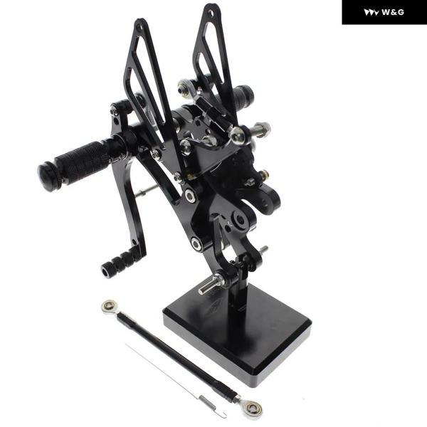並行輸入品 ヤマハ YZFR1 1998-2000-03 CNC 合金 オートバイ バイク リアセット フットレスト フットペグ ペダル リアセット