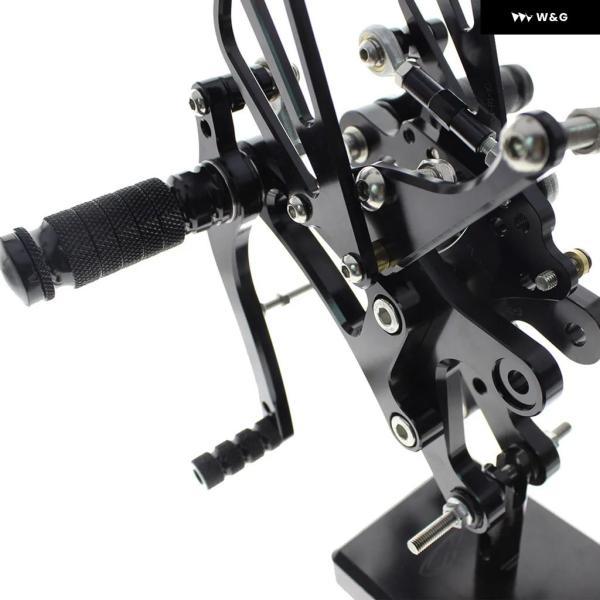 並行輸入品 ヤマハ YZFR1 1998-2000-03 CNC 合金 オートバイ バイク リアセット フットレスト フットペグ ペダル リアセット