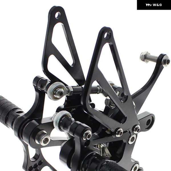 並行輸入品 ヤマハ YZFR1 1998-2000-03 CNC 合金 オートバイ バイク リアセット フットレスト フットペグ ペダル リアセット