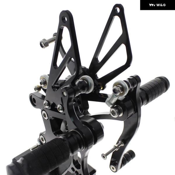 並行輸入品 ヤマハ YZFR1 1998-2000-03 CNC 合金 オートバイ バイク リアセット フットレスト フットペグ ペダル リアセット