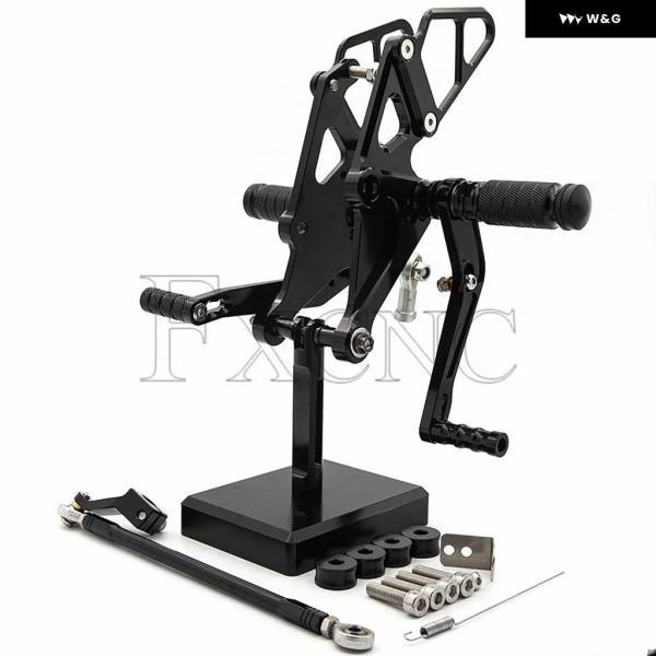 並行輸入品 ヤマハ MT-07 FZ07 2013-2017 オートバイ バイク フットレスト フットペグ XSR700 2015-18 CNC アルミ ペダル リアセット