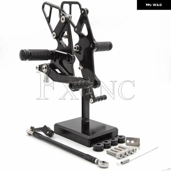 並行輸入品 ヤマハ MT-07 FZ07 2013-2017 オートバイ バイク フットレスト フットペグ XSR700 2015-18 CNC アルミ ペダル リアセット