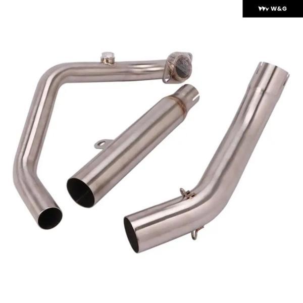 並行輸入品 CF-MOTO 300NK 300SR 300SS 250SR用51MM排気 システム 全年式 オートバイ バイク マフラーチップヘッダーフロントリンク パイプ ステンレス_2