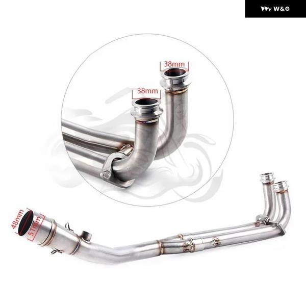 並行輸入品 ヤマハ TMAX500 TMAX530 2008 - 2016 2011 T-MAX 530 500 オートバイ バイク 排気フロントミドル パイプ スリップオンマフラー接続 チューブ に_1
