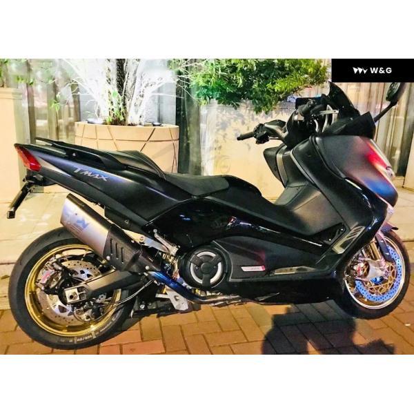 並行輸入品 ヤマハ TMAX500 TMAX530 2008 - 2016 2011 T-MAX 530 500 オートバイ バイク 排気フロントミドル パイプ スリップオンマフラー接続 チューブ に_4