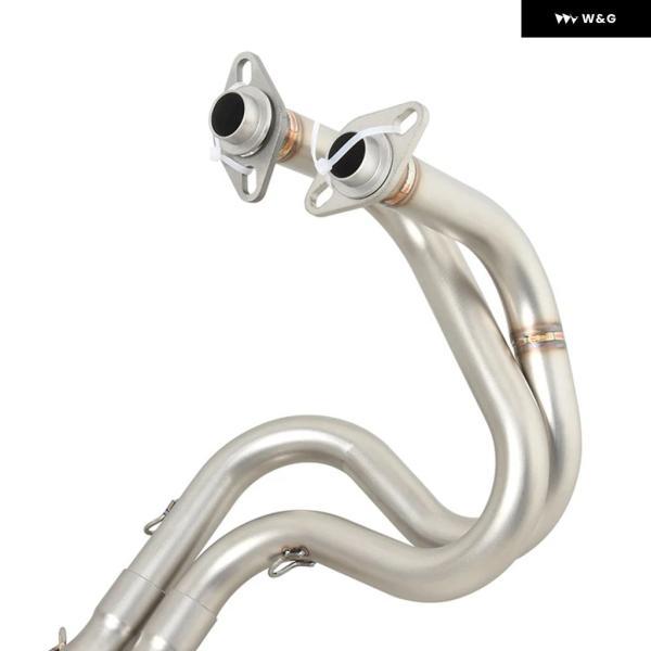 並行輸入品 カワサキ VERSYS-X VERSYS X250 X300 X 300 250 2017 - 2023 用スリップオン オートバイ バイク 排気エスケープ システム マフラー フロントリの画像
