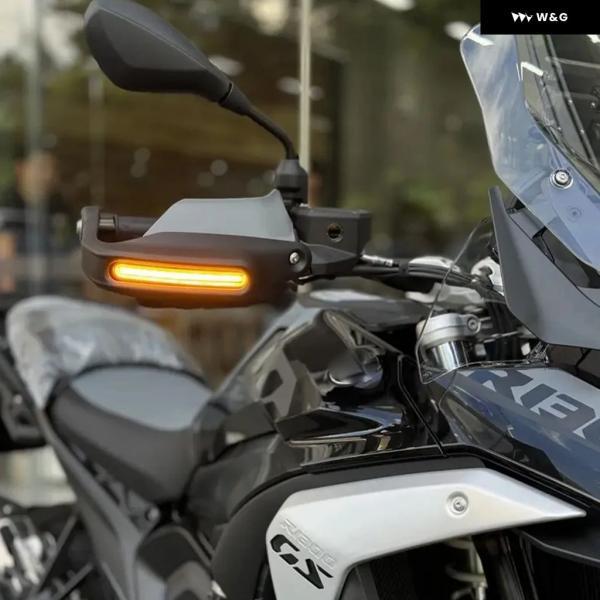 並行輸入品 オートバイ バイク ハンドガード LED ウィンカーライト ハンドガード インジケーター BMW R1300 ADV R1300GS ADVENTURE 2023 2024 2025 に適合の画像