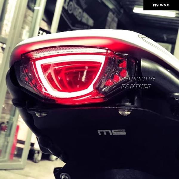 並行輸入品 ドゥカティ SCRAMBLER 400 800 SCRAMBLER 1100用 新型 オートバイ バイク アクセサリー ウィンカー リアLEDブレーキ テールライト_4