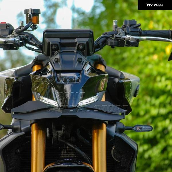 並行輸入品 ヤマハ MT-09/SP GP WING DOWNFORCE NAKED FRONTAL SPOILERS MT09 GEN 4 2024 2025 フロントスポイラー ロアスポイラー ロアリップ_3