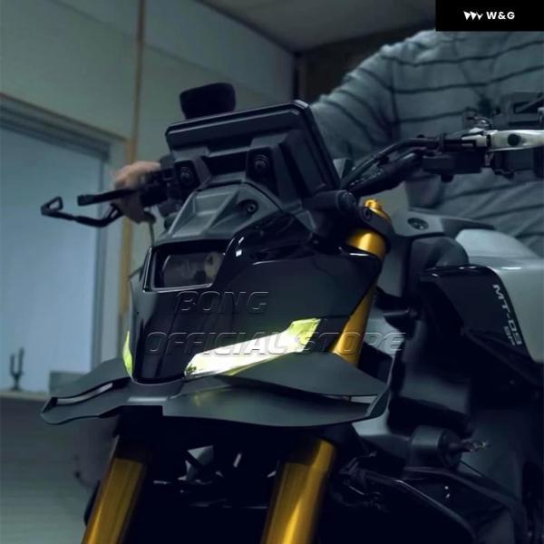 並行輸入品 ヤマハ MT-09/SP GP WING DOWNFORCE NAKED FRONTAL SPOILERS MT09 GEN 4 2024 2025 フロントスポイラー ロアスポイラー ロアリップ_5