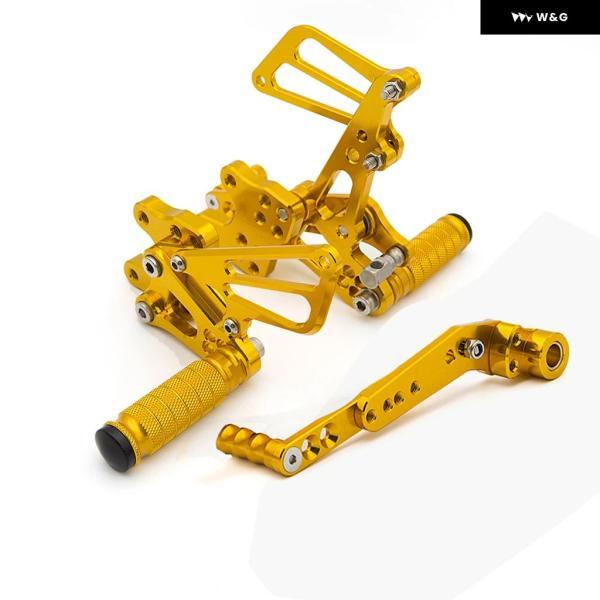 並行輸入品 スズキ GSXR1000 GSXR 1000 K9 K11 2009-2016 2015 合金 オートバイ バイク リアセット フットレスト フットペグ ペダル リアセット_1