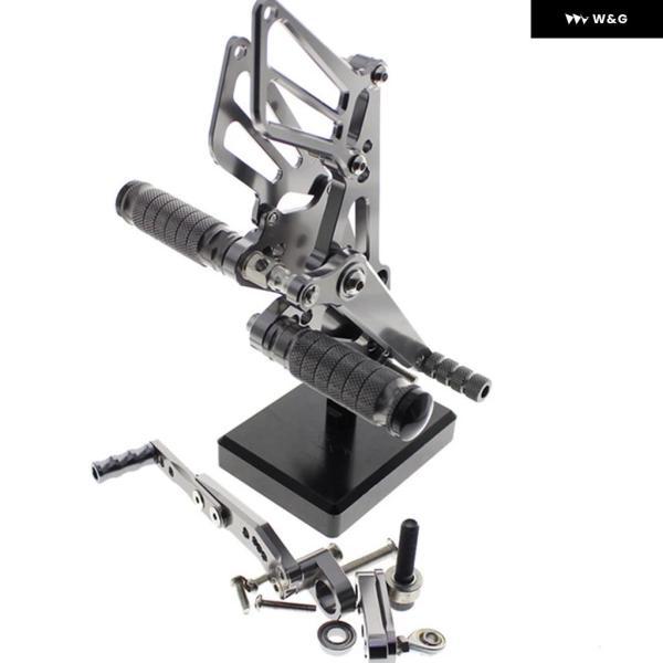 並行輸入品 スズキ GSXR1000 GSXR 1000 K9 K11 2009-2016 2015 合金 オートバイ バイク リアセット フットレスト フットペグ ペダル リアセット_5