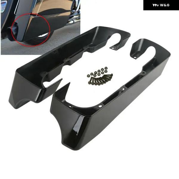 並行輸入品 4インチ ストレッチ エクステンデッド ハード サドルバッグ エクステンション ハーレー ツーリング エレクトラ ロード キング ストリート 2014_1