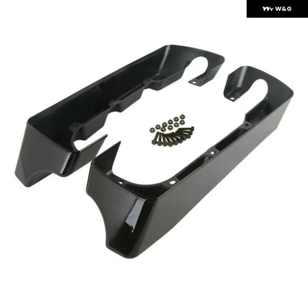 並行輸入品 4インチ ストレッチ エクステンデッド ハード サドルバッグ エクステンション ハーレー ツーリング エレクトラ ロード キング ストリート 2014_2
