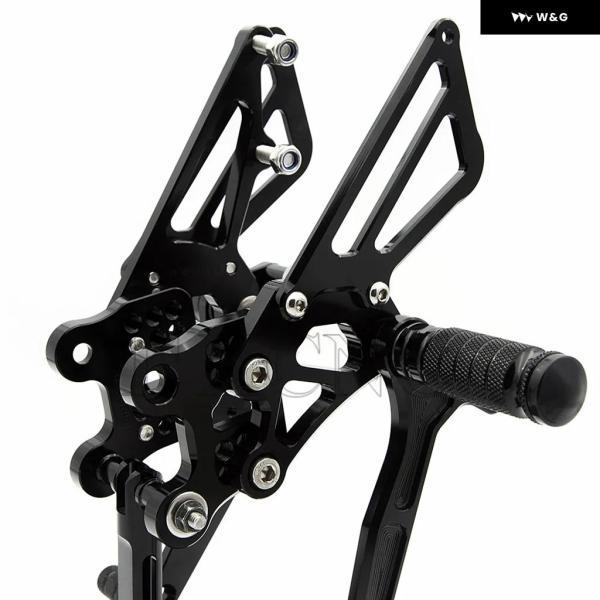 並行輸入品 カワサキ ZX14R / ABS ZZR1400 2012-2020 2019用 アルミ製 オートバイ バイク リアセット フットレスト フットペグ シフト ギア レバー フット_5