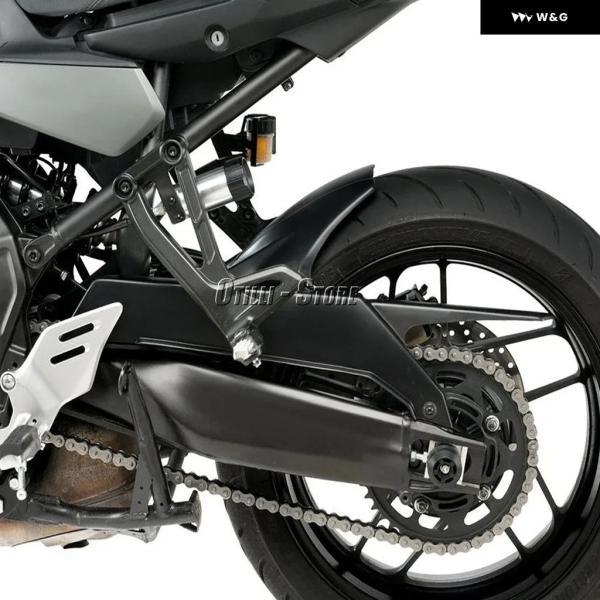 並行輸入品 ヤマハ TRACER 9 TRACER9 GT TRACER 9 GT 2021-24用 オートバイ バイク リアフェンダーホイール マッドガード ブラックカーボン_2
