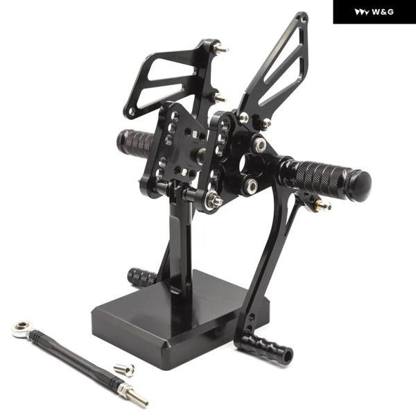 並行輸入品 オートバイ バイク フットレスト アルミ製 リアセット フットペグ フットペグ ペダルレスト スズキ GSXR1000 GSXR 1000 K5 K6 2005 2006用の画像