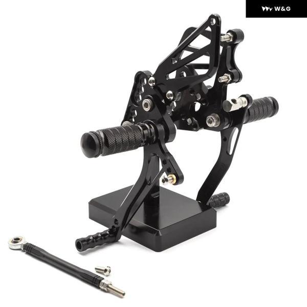 並行輸入品 オートバイ バイク フットレスト アルミ製 リアセット フットペグ フットペグ ペダルレスト スズキ GSXR1000 GSXR 1000 K5 K6 2005 2006用の画像