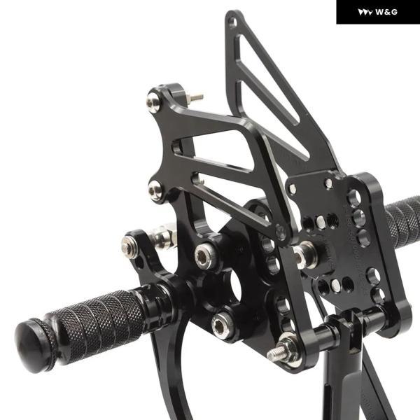 並行輸入品 オートバイ バイク フットレスト アルミ製 リアセット フットペグ フットペグ ペダルレスト スズキ GSXR1000 GSXR 1000 K5 K6 2005 2006用の画像