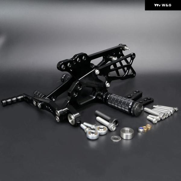 並行輸入品 スズキ GSXR600 GSXR750 2011-2025 CNC オートバイ バイク フットレスト リアセット フットペグ フットペグ ペダル GSX-R 750 2020 2021 2022用の画像