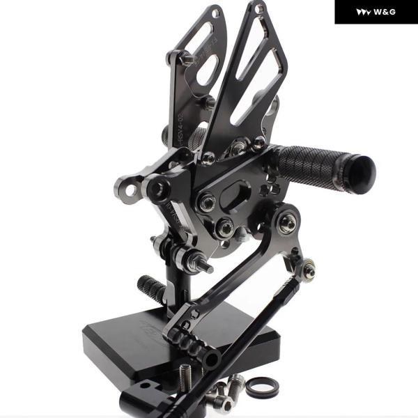 並行輸入品 アプリリア RSV4 RF FACTORY RR 1000 2009-16 オートバイ バイク リアセット フットペグ フットレスト フットペダルペグの画像