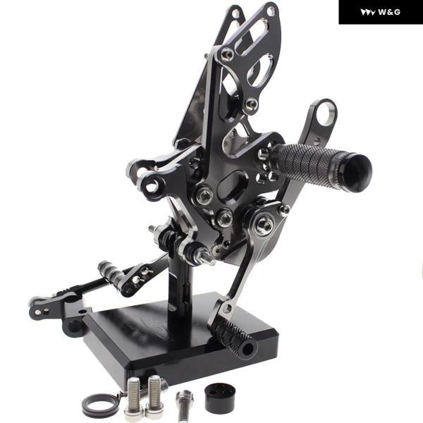 並行輸入品 アプリリア RSV4 RF FACTORY RR 1000 2009-16 オートバイ バイク リアセット フットペグ フットレスト フットペダルペグの画像