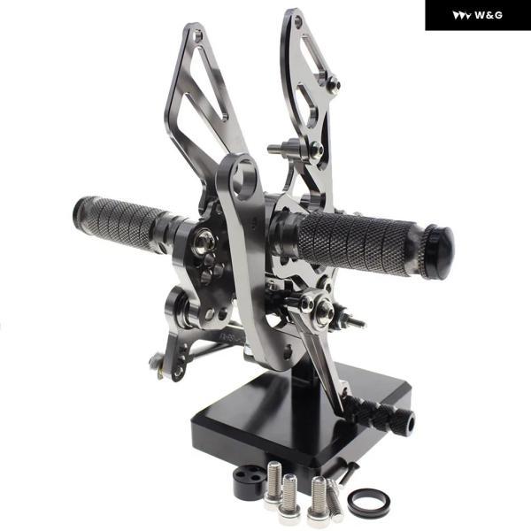 並行輸入品 アプリリア RSV4 RF FACTORY RR 1000 2009-16 オートバイ バイク リアセット フットペグ フットレスト フットペダルペグの画像