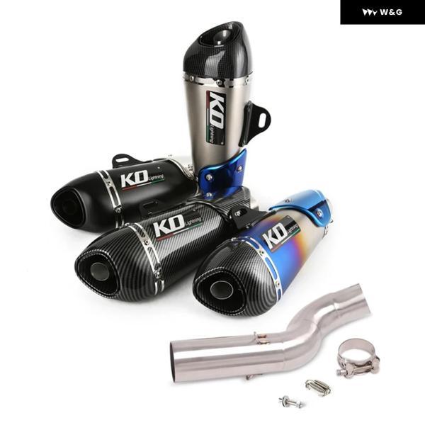 並行輸入品 トライアンフ STREET TRIPLE 765 S/R/RS 2017-2023用 オートバイ バイク エキゾーストテールミッドリンク パイプ ステンレス DBキラースリップ_2