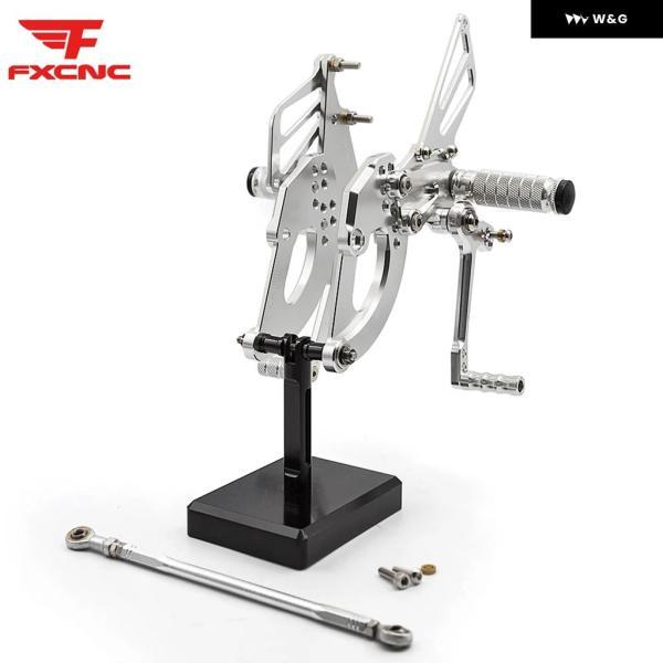 並行輸入品 ホンダ CBR250RR 2017-2019 オートバイ バイク リアセット フットレスト フットペグ CNC 合金 ペダル リアセット_1