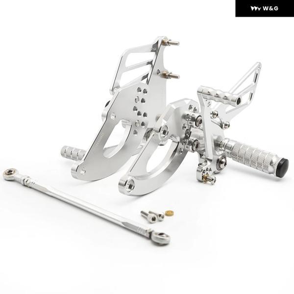 並行輸入品 ホンダ CBR250RR 2017-2019 オートバイ バイク リアセット フットレスト フットペグ CNC 合金 ペダル リアセット_4