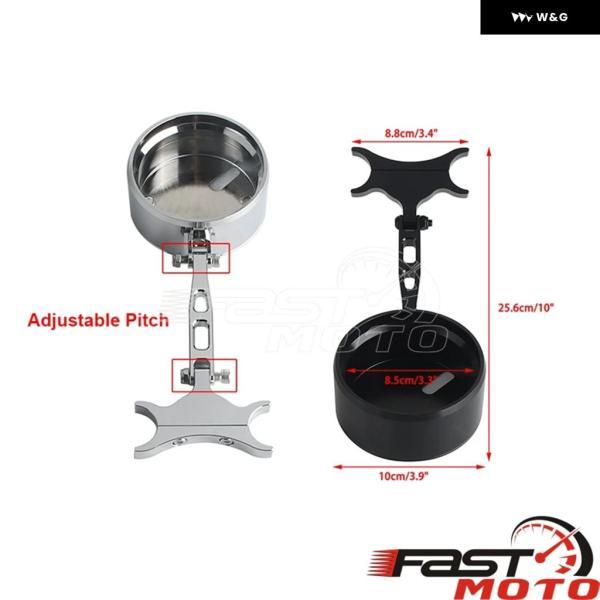 並行輸入品 カウンターラウンド スタイル ゲージ ハーレー ローライダー S ファットボブ 計器用スピード メーター 再配置オドメーター マウント ブラケットの画像