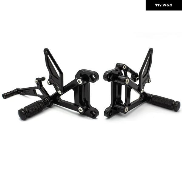 並行輸入品 MV AGUSTA F3 675 EAS BRUTALE 2012-2015 2014 オートバイ バイク リアセット フットレスト CNC 合金 フットペグ ペダル リアセットの画像