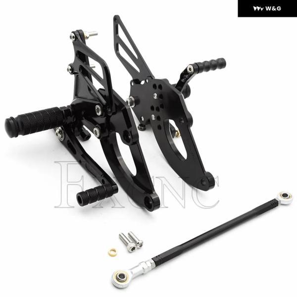 並行輸入品 ホンダ CBR250RR 2017-2019 CNC オートバイ バイク 調整可能 リアセット フットレスト フットレスト フットペグ ペダル_3
