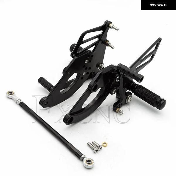 並行輸入品 ホンダ CBR250RR 2017-2019 CNC オートバイ バイク 調整可能 リアセット フットレスト フットレスト フットペグ ペダル_4